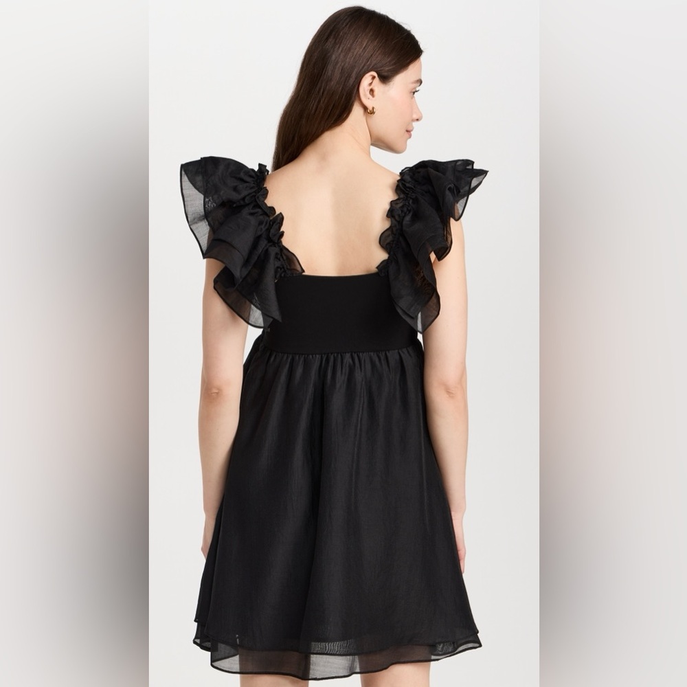 Organza Sleeve Mini Dress - Picture 2 of 7